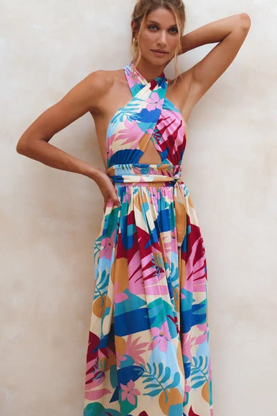 Glowing Hera Infinity Convertible Dress - Havana - FINAL SALE