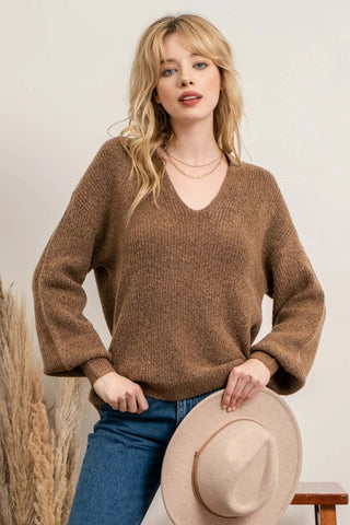 Abbie Scoop Neck Sweater - FINAL SALE