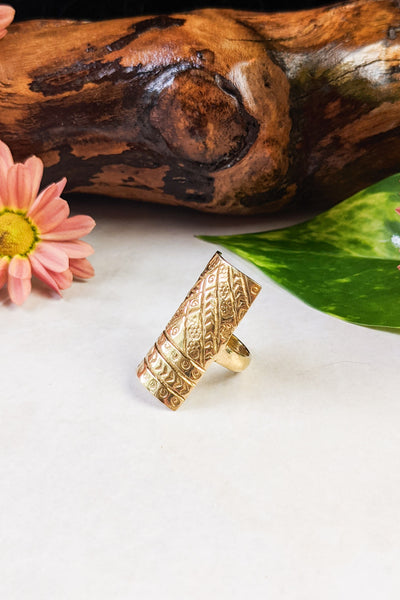 Etched Plate Ring