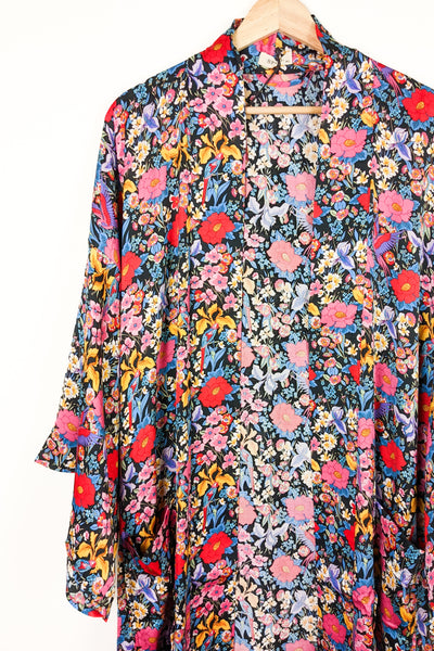 Pre-Loved Last Drinks Maxi Robe - Evening Floral