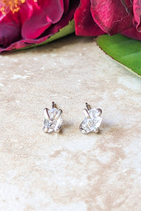 Herkimer Diamond Sterling Silver Stud Earrings - FINAL SALE