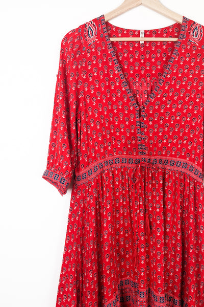 Pre-Loved Gypsiana Maxi Dress - Red Bandana