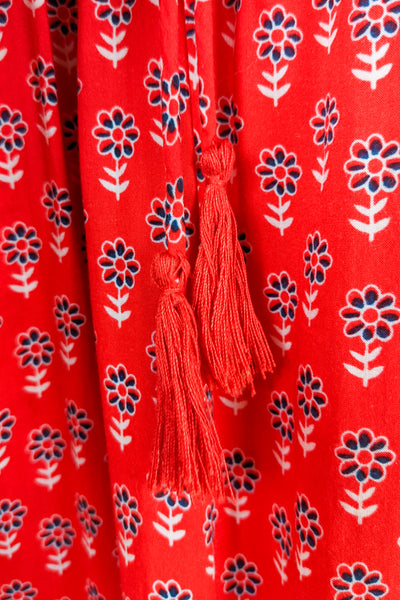 Pre-Loved Gypsiana Maxi Dress - Red Bandana
