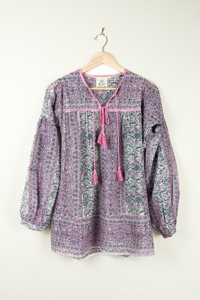 Lily Printed Tunic - Vintage Pink