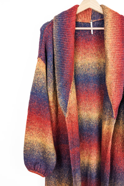 Pre-Loved Rainbow Connection Long Cardigan