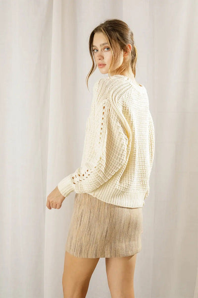 Thick Cable Knit Sweater - FINAL SALE