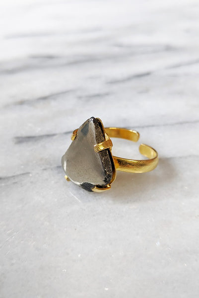 Oversized Raw Stone Ring - FINAL SALE
