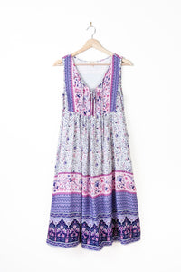 Pre-Loved Aurora Sleeveless Midi Dress - Lavender