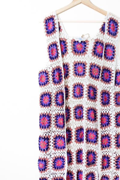 Pre-Loved Moon Love Crochet Vest