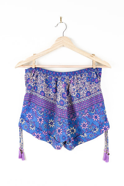 Pre-Loved Boho Blossom Shorts - Lavender