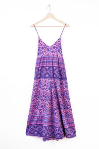 Pre-Loved Journey Strappy Maxi Dress - Mulberry