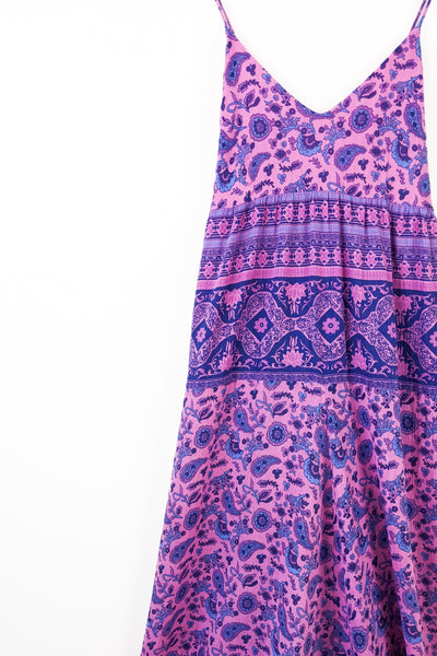 Pre-Loved Journey Strappy Maxi Dress - Mulberry