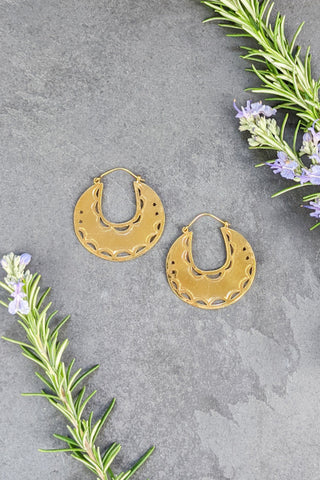 Mermaid Crescent Earrings - FINAL SALE