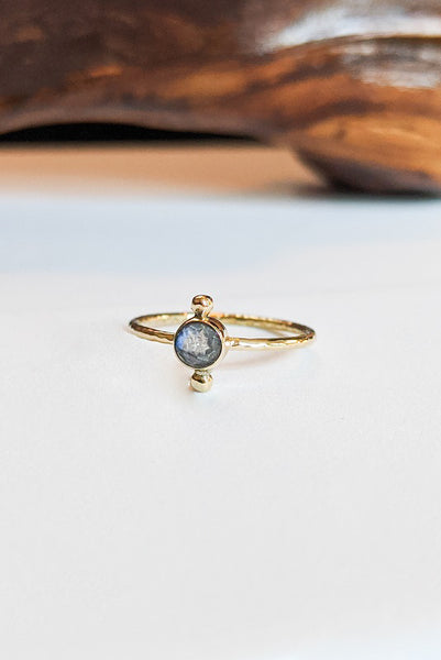 Spotted Stone Ring - FINAL SALE