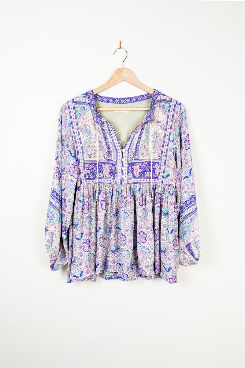 Pre-Loved Poinciana Blouse - Lilac